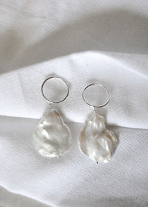 the AVA earrings with hoop