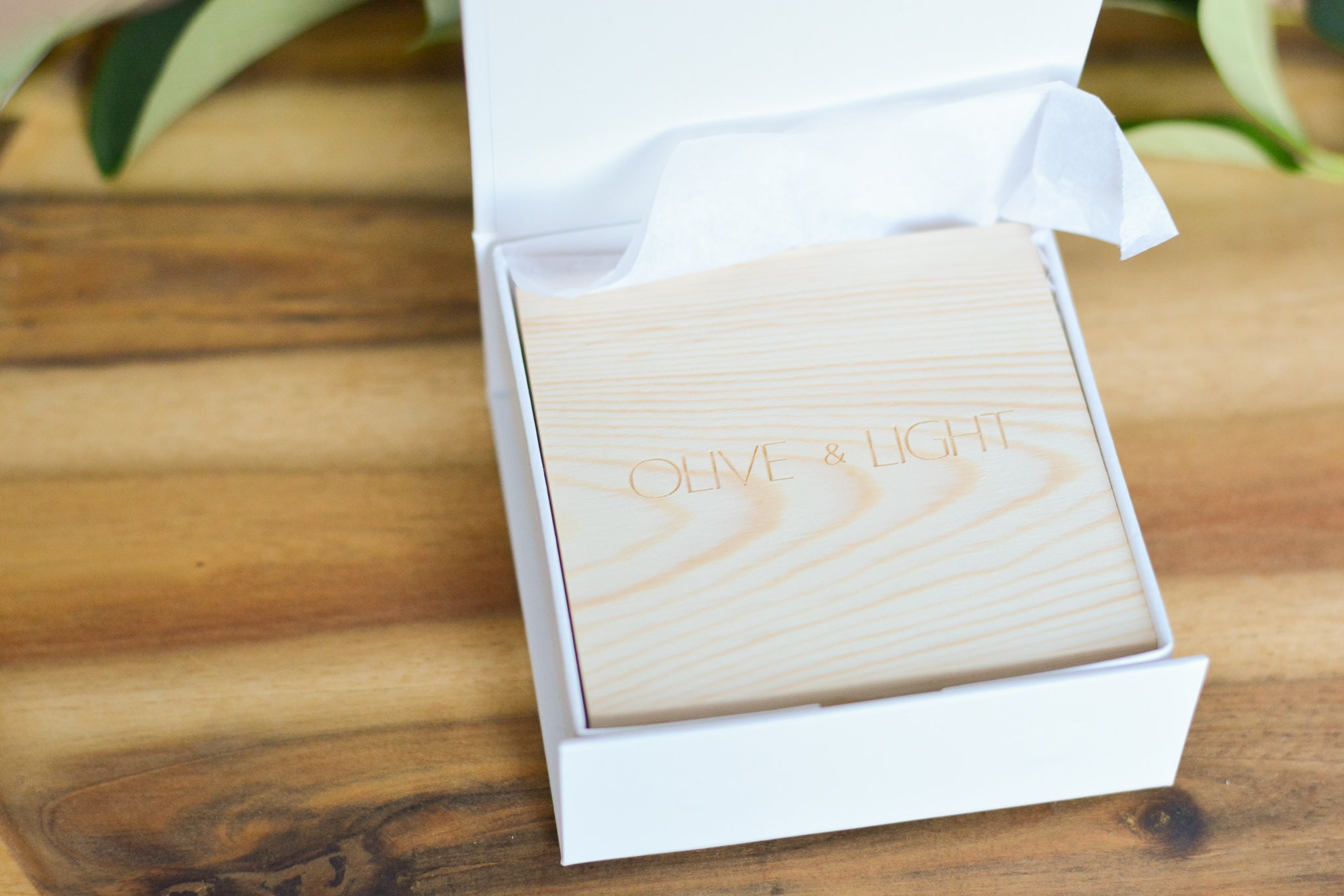 wooden GIFT box
